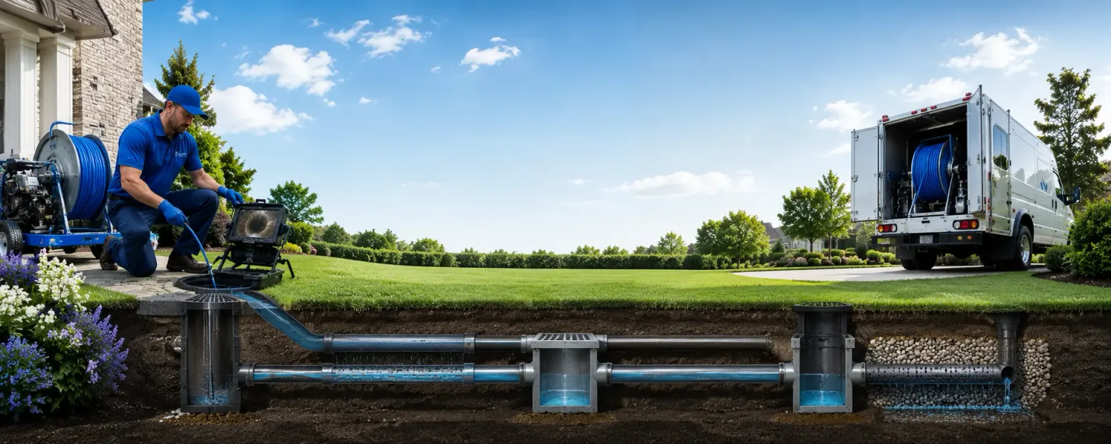 Outdoor drain cleaning information for Eagle Nest, NM